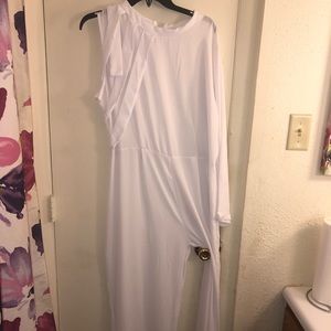 White Plus Size Jumpsuit!